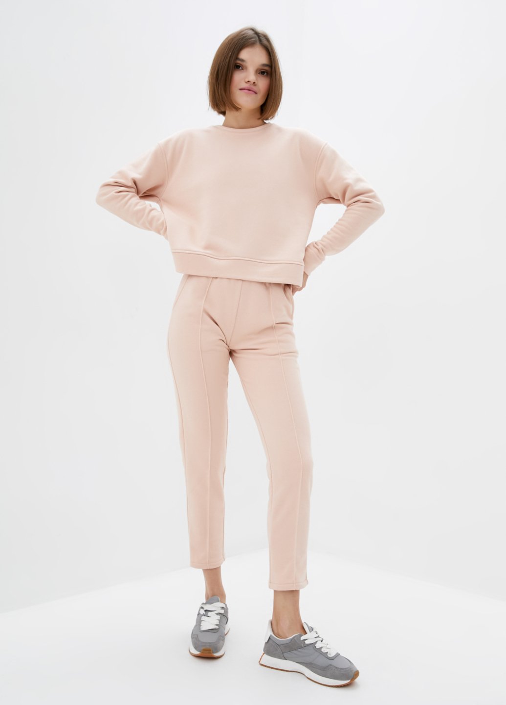 Купить Костюм женский светло-розового цвета Merlini Кампден 100000073, размер 42-44 в интернет-магазине