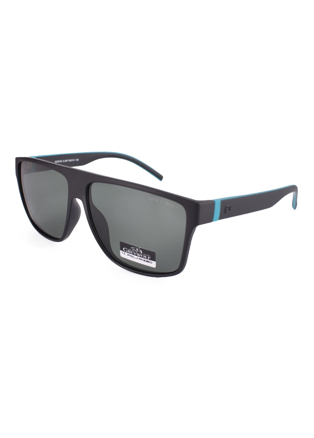 Купити Чорні чоловічі сонцезахисні окуляри Gray Wolf з поряризацією GW5102 121008 в інтернет-магазині