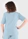 Легкая футболка женская в рубчик Merlini Корунья 800000022 - Голубой, 42-44