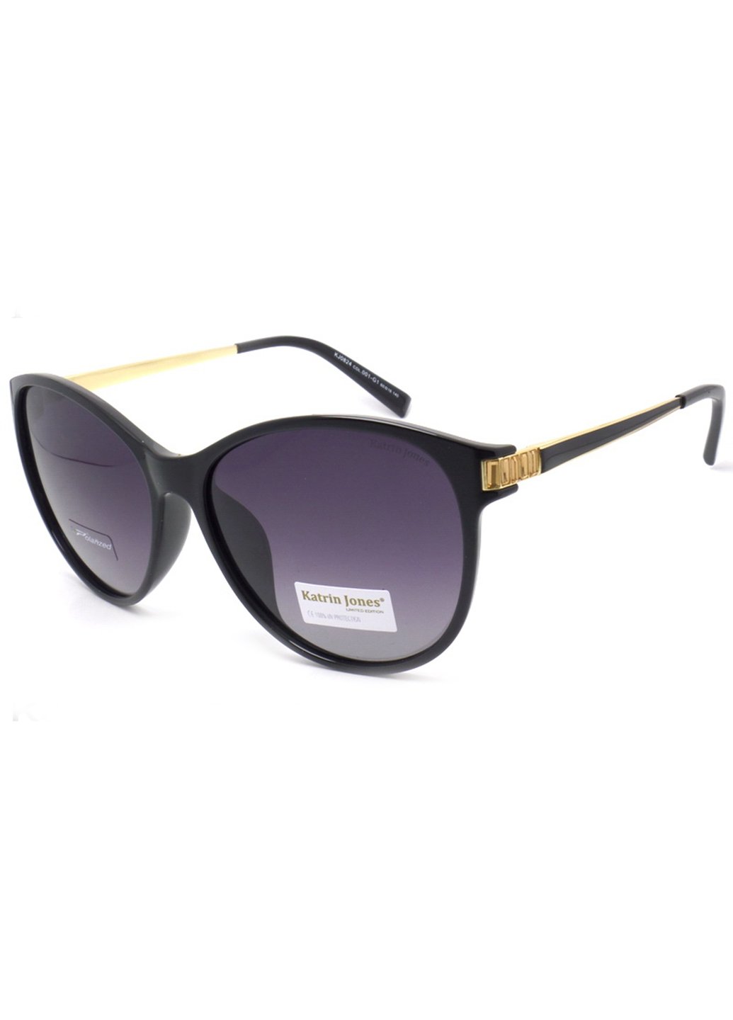 Купить Женские солнцезащитные очки Katrin Jones с поляризацией KJ0824 180031 - Черный в интернет-магазине