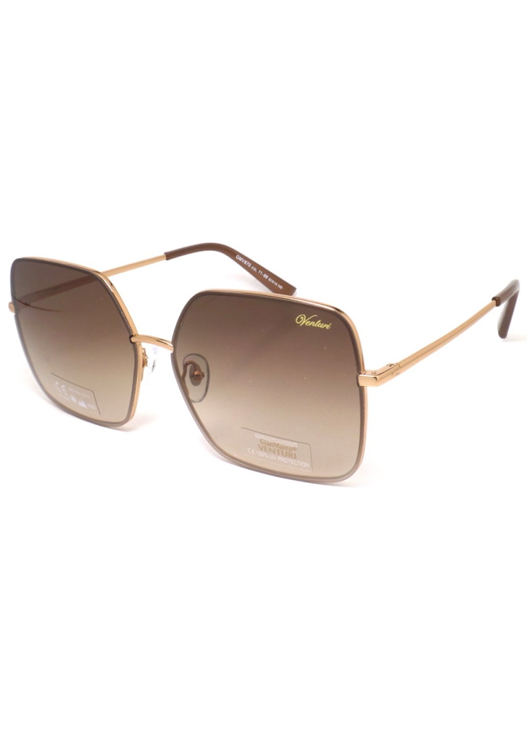 Купить Женские солнцезащитные очки Gian Marco VENTURI GMV870 130010 - Коричневый в интернет-магазине