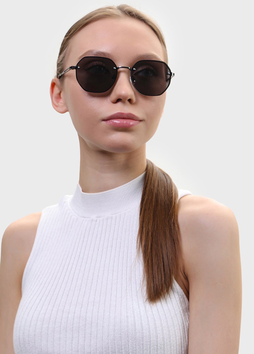 Купить Женские солнцезащитные очки Merlini с поляризацией S31817 117043 - Черный в интернет-магазине