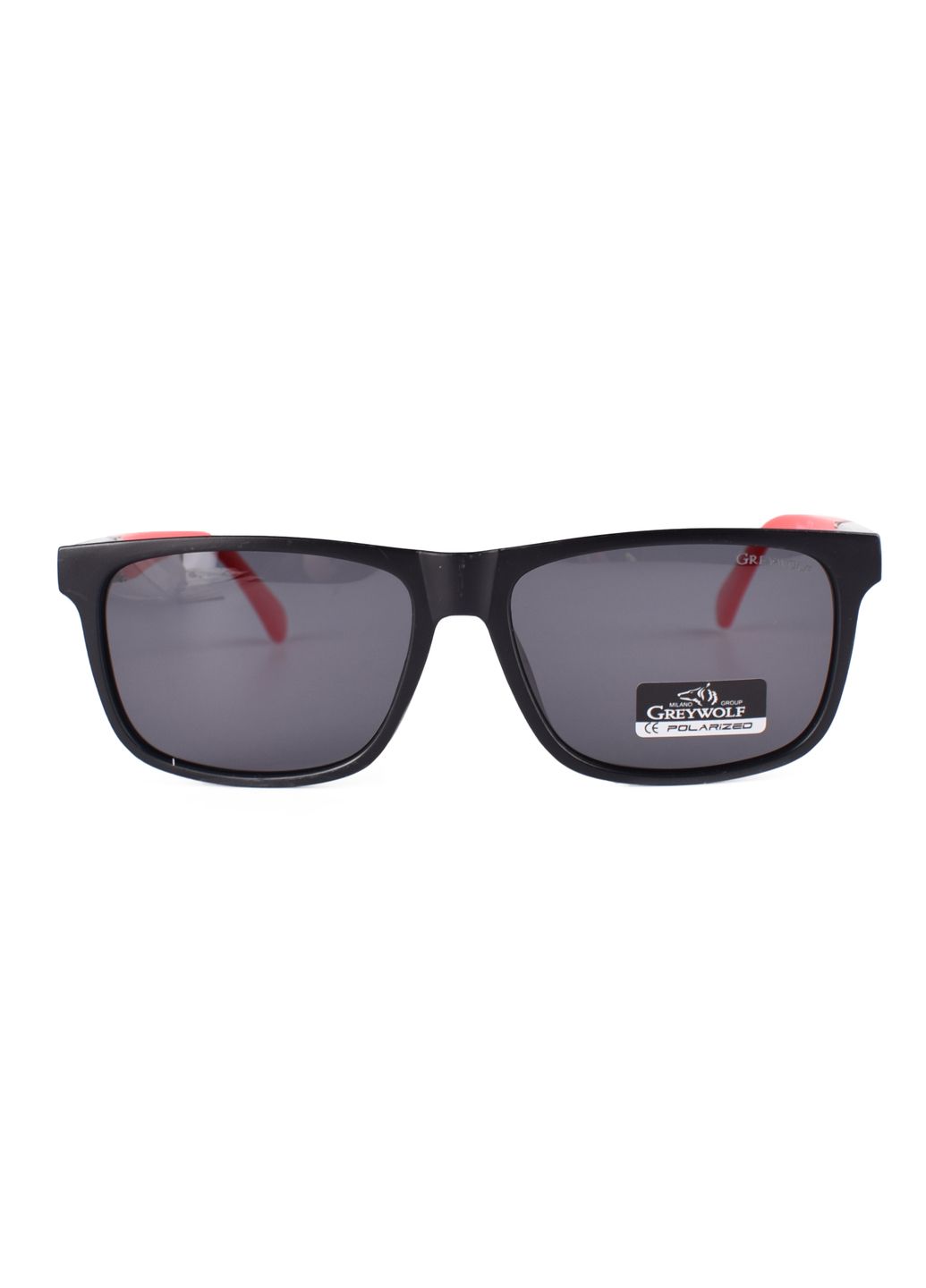 Купити Чорні чоловічі сонцезахисні окуляри Gray Wolf з поряризацією GW5111 121010 в інтернет-магазині