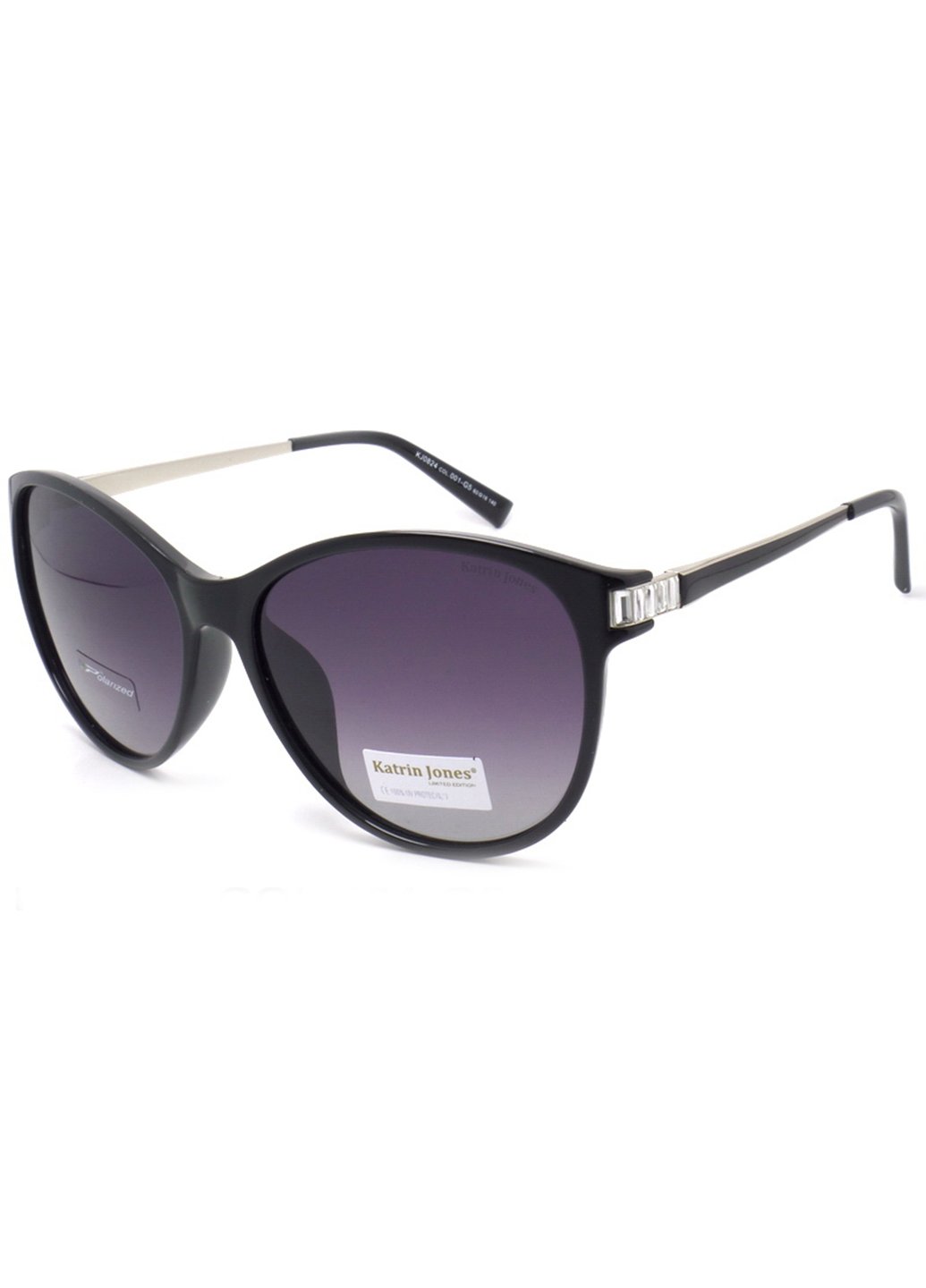 Купить Женские солнцезащитные очки Katrin Jones с поляризацией KJ0824 180032 - Черный в интернет-магазине
