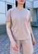 Летний костюм женский бежевого цвета Merlini Пьемонт 100000115, размер 42-44