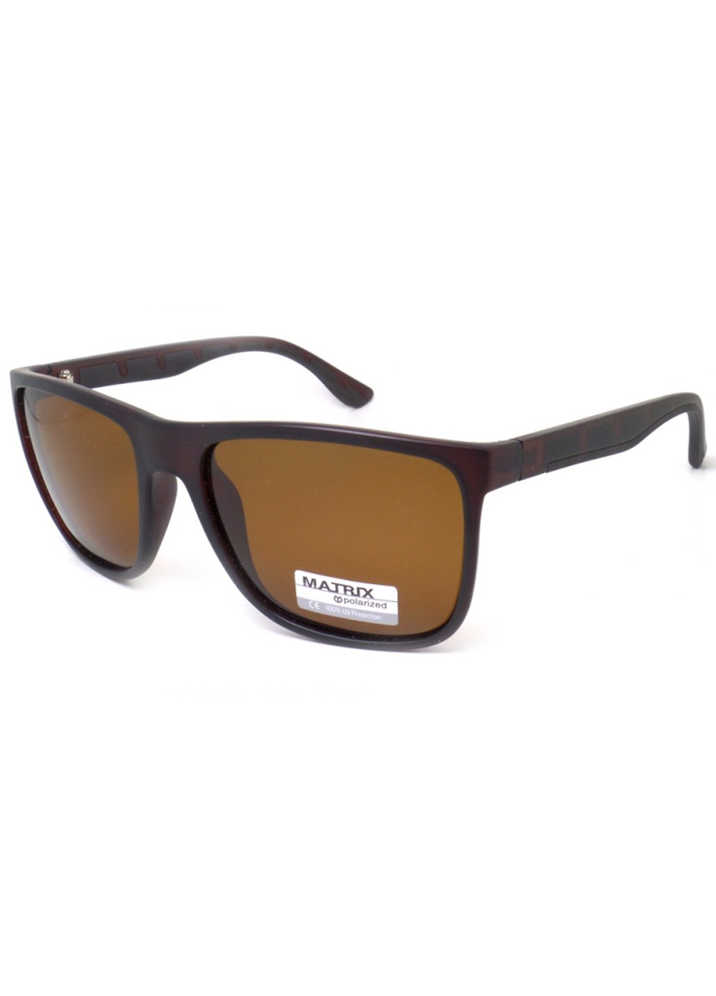 Купити Коричневі чоловічі сонцезахисні окуляри Matrix з поляризацією MT8571 111006 в інтернет-магазині