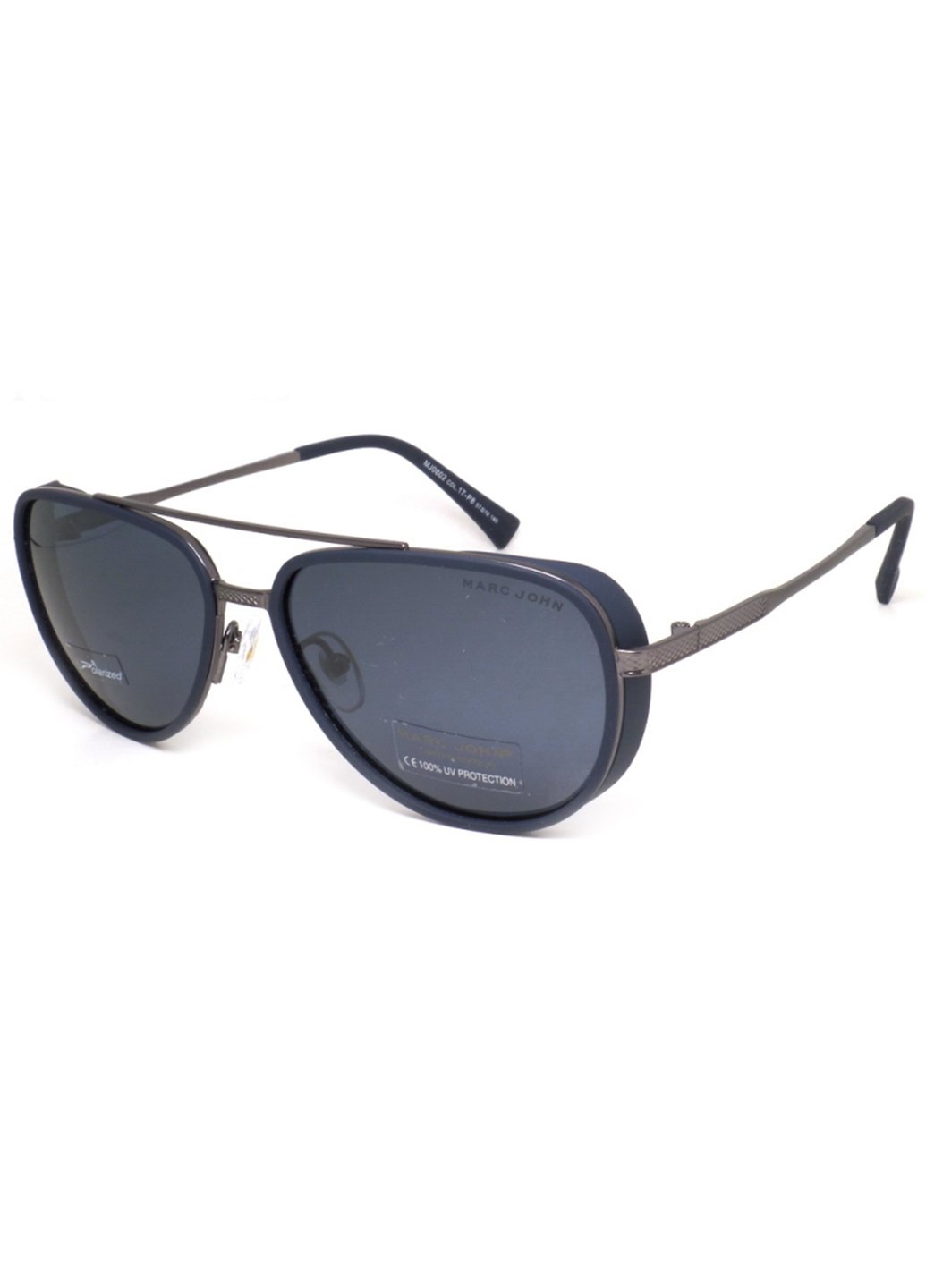 Купити Чоловічі сонцезахисні окуляри Marc John з поляризацією MJ0802 190003 - Чорний в інтернет-магазині