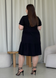 Свободное платье трапеция миди черное Merlini Маркони 700001221 размер 42-44 (S-M)
