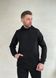 Теплый мужской спортивный костюм на флисе черного цвета Merlini Виско 100000208, размер 42-44