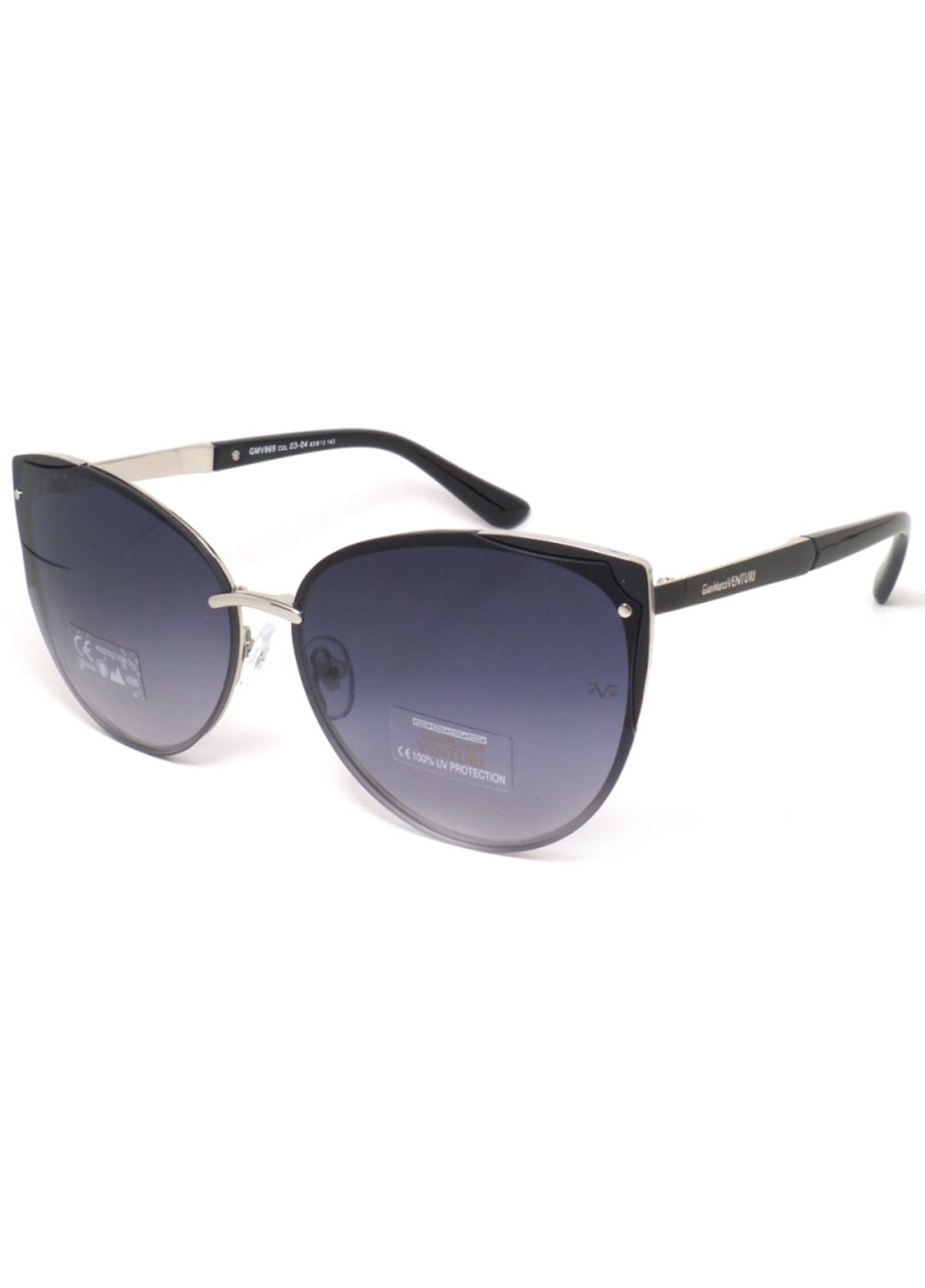 Купить Женские солнцезащитные очки Gian Marco VENTURI GMV869 130012 - Черный в интернет-магазине