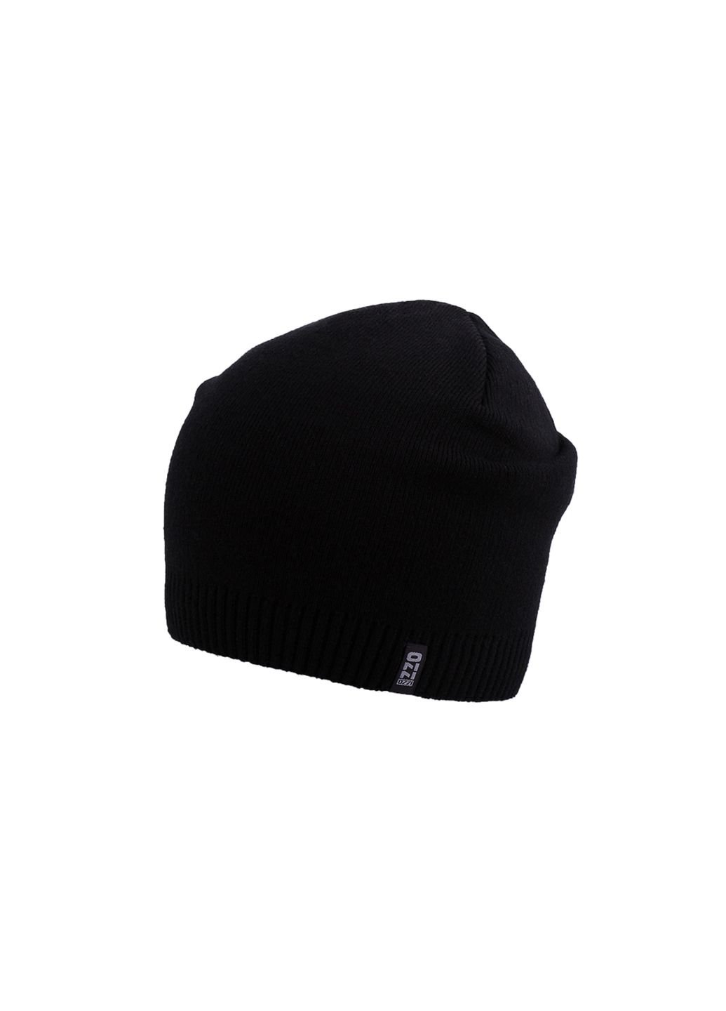 Купить Шерстяная шапка Ozzi на флисовой подкладке 220030 - Черный в интернет-магазине