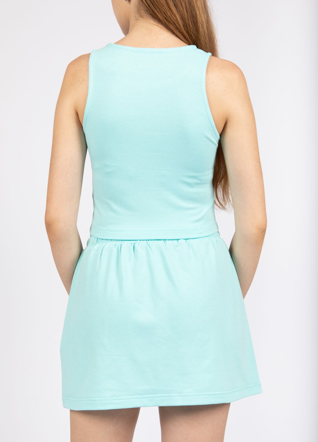 Купить Мини юбка Merlini Кале 400000007 - Голубой, 42-44 в интернет-магазине