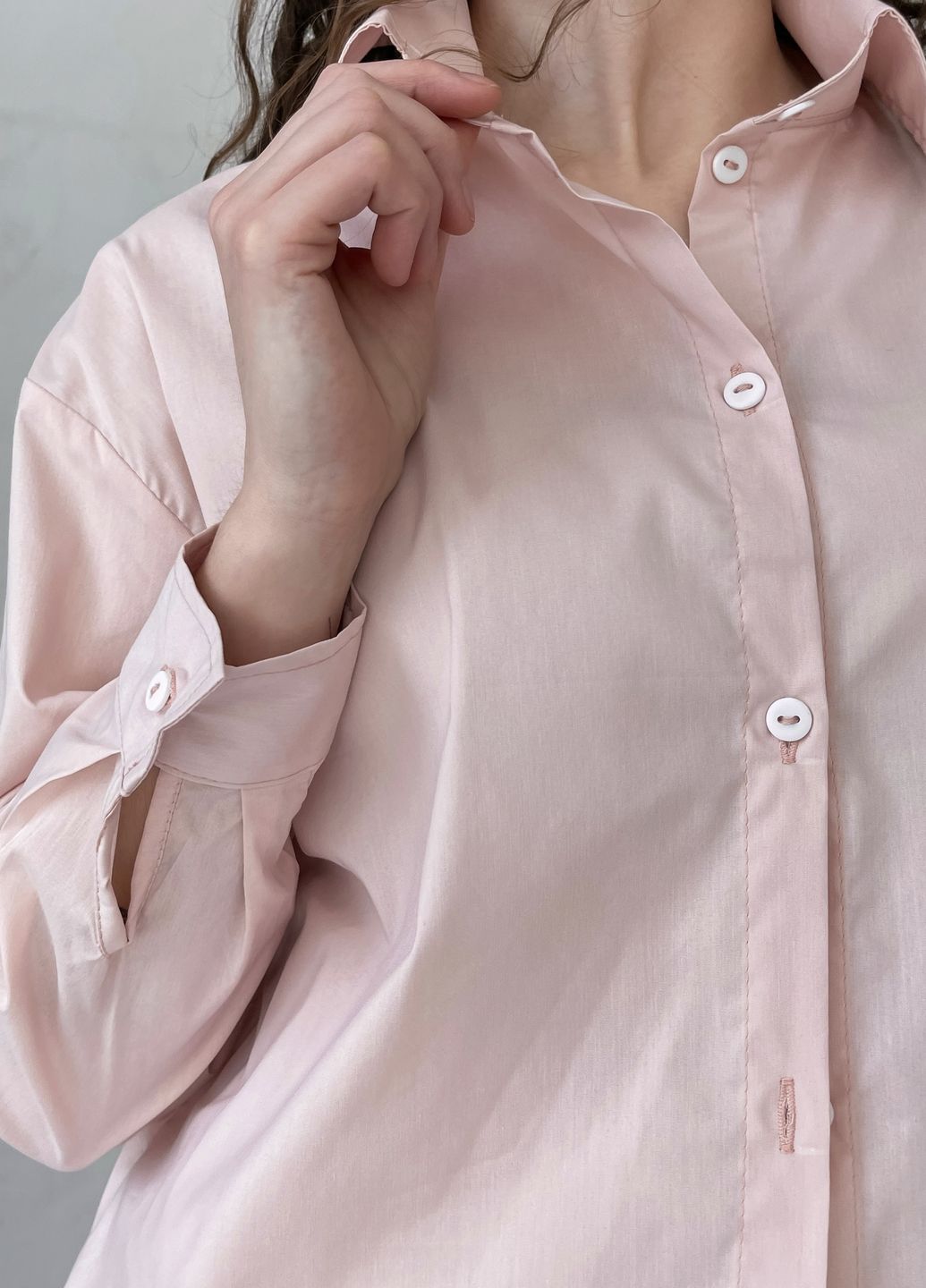 Купить Классическая хлопковая рубашка женская Merlini Вена 200000202, размер 42-44 в интернет-магазине