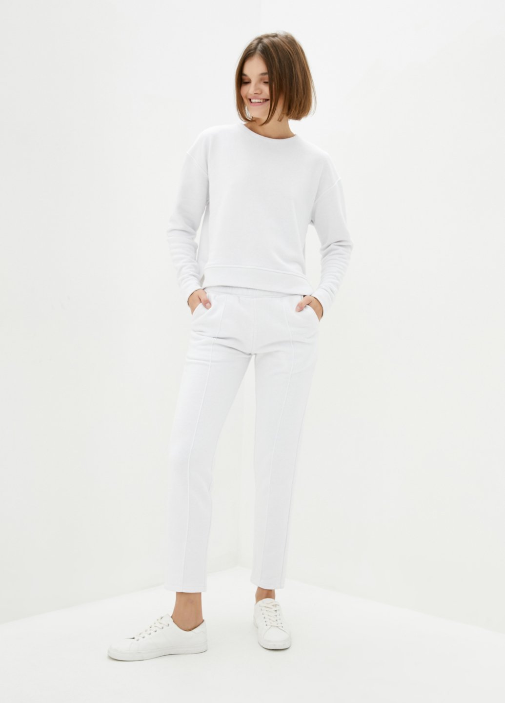 Купить Костюм женский белого цвета Merlini Кампден 100000075, размер 42-44 в интернет-магазине