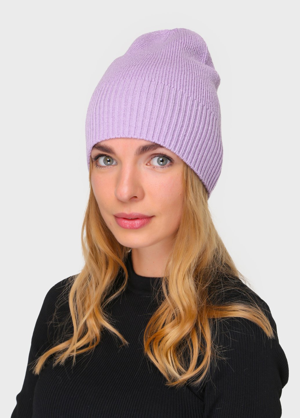 Купить Осенняя хлопковая шапка без подкладки Merlini Илекс 370106 - Сиреневый в интернет-магазине