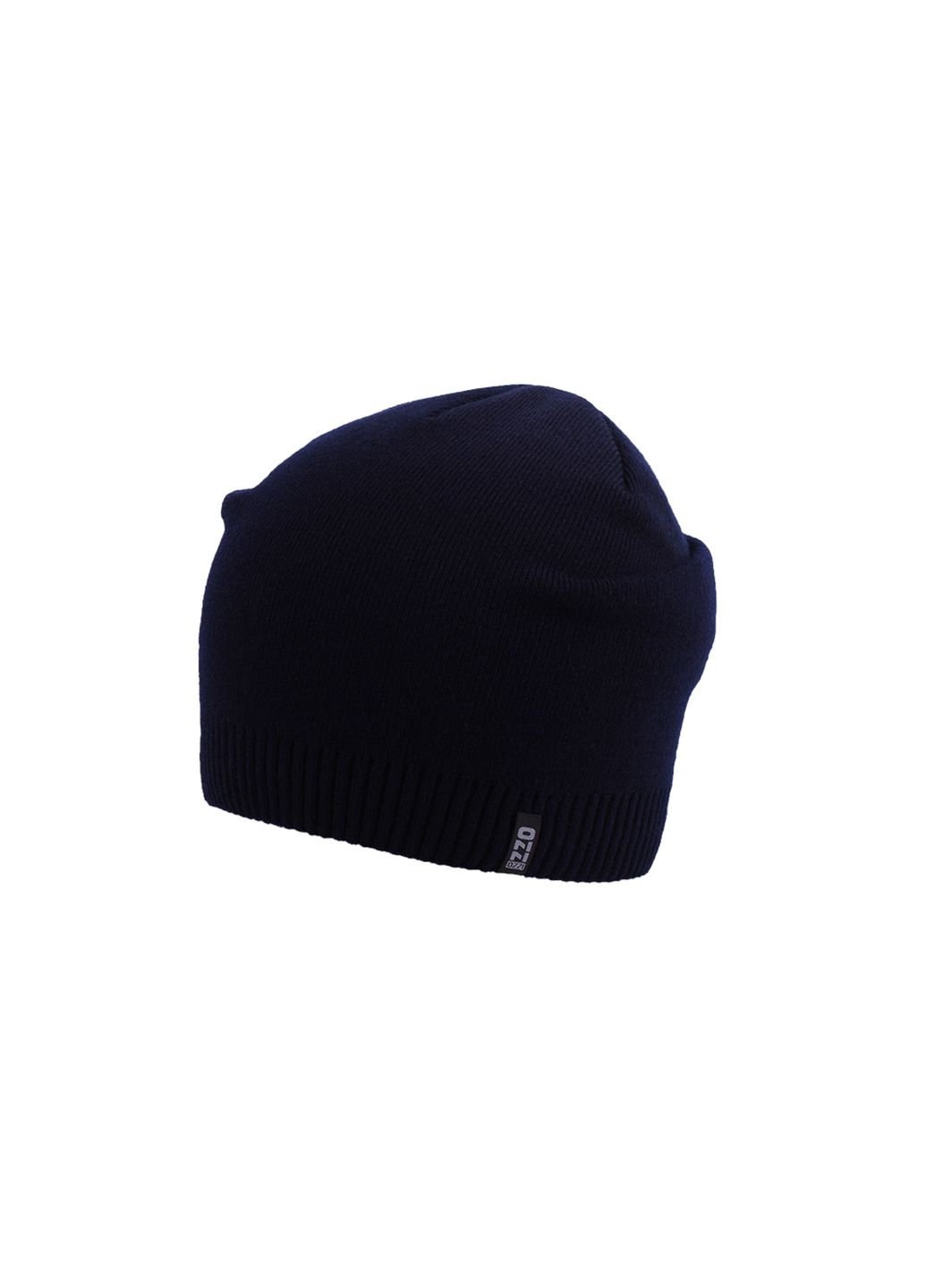Купить Шерстяная шапка Ozzi на флисовой подкладке 220032 - Синий в интернет-магазине