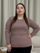 Базовий гольф у рубчик бежевий Merlini Петта 110001104, розмір 50-52 (2XL-3XL)
