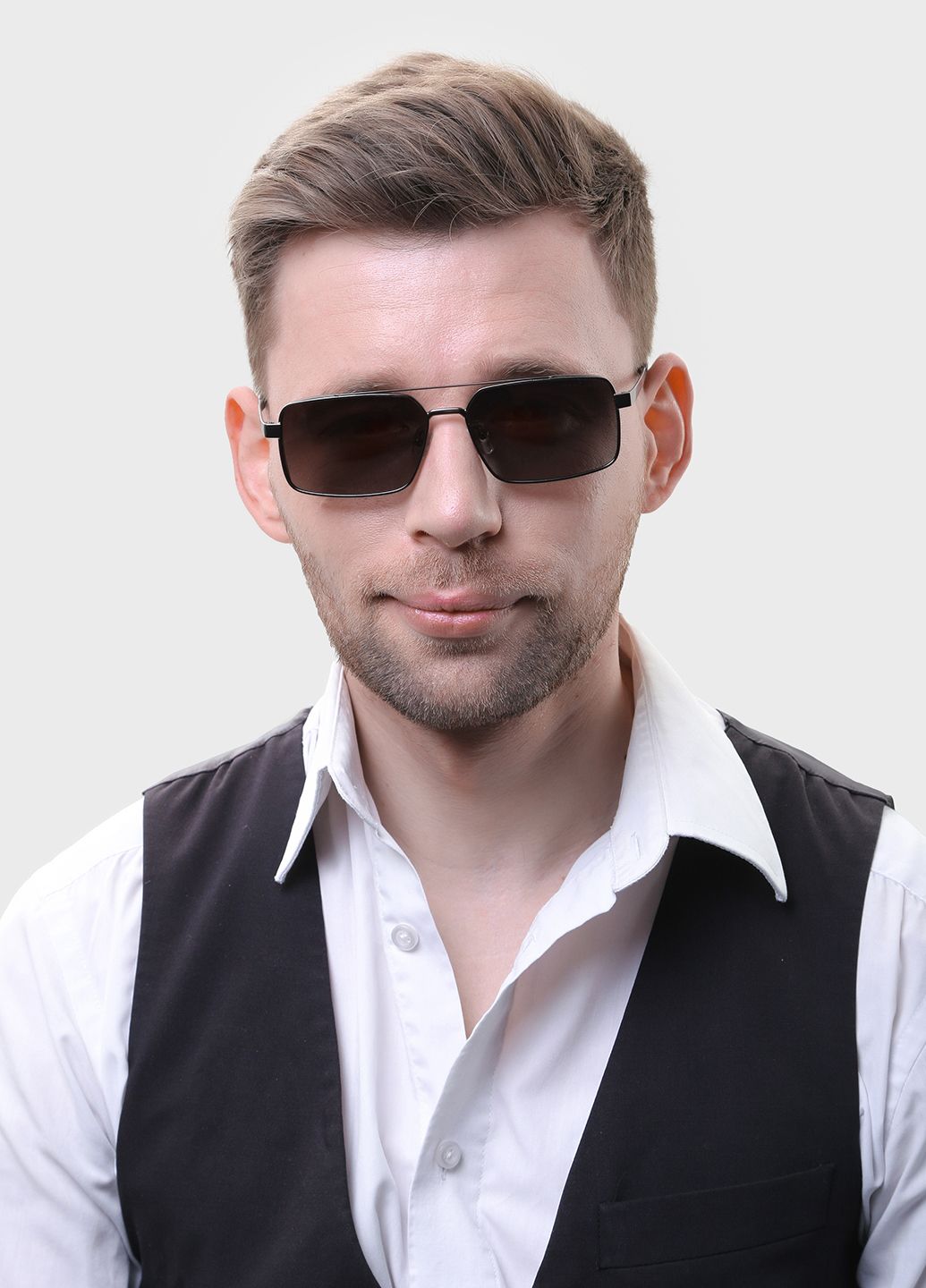 Купить Мужские солнцезащитные очки Marc John с поляризацией MJ0800 190033 - Серый в интернет-магазине