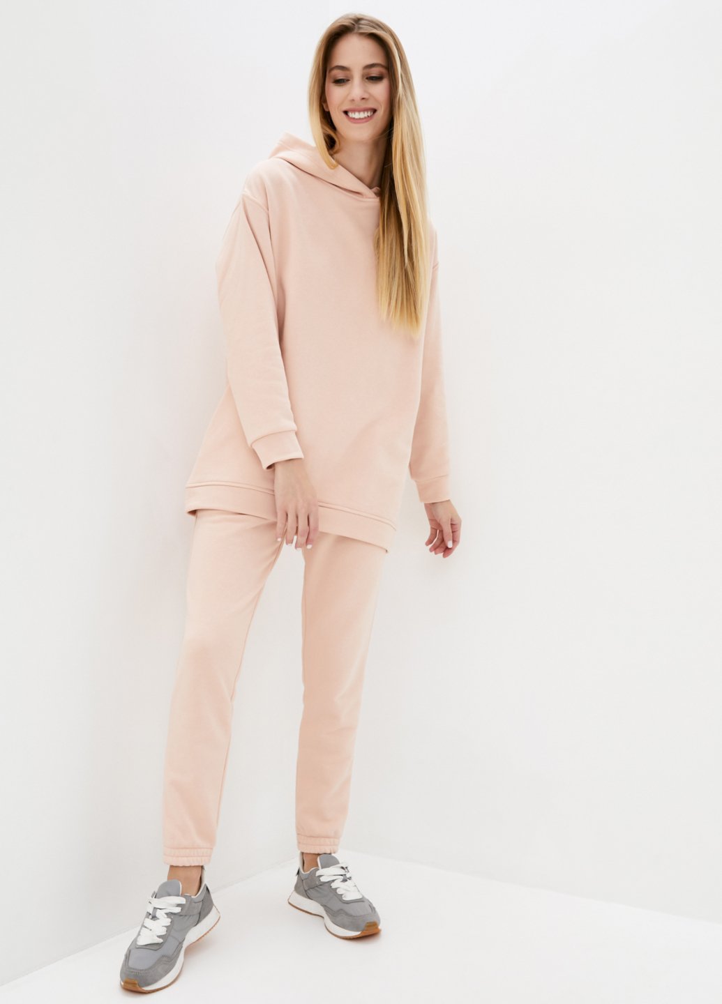 Купить Спортивный костюм женский светло-розового цвета Merlini Брент 100000076, размер 42-44 в интернет-магазине