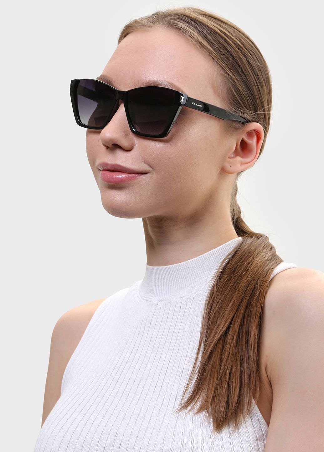 Купити Жіночі сонцезахисні окуляри Katrin Jones з поляризацією KJ0858 180037 - Чорний в інтернет-магазині