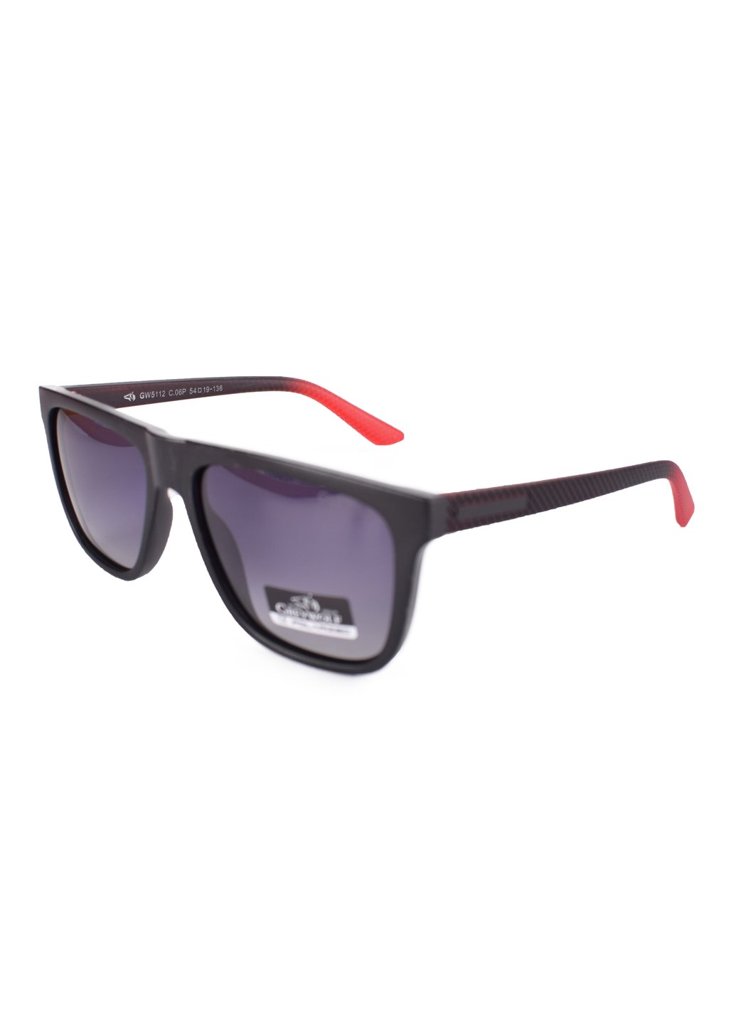 Купити Чорні чоловічі сонцезахисні окуляри Gray Wolf з поряризацією GW5112 121015 в інтернет-магазині