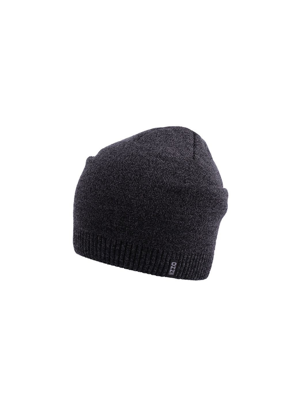 Купить Шерстяная шапка Ozzi на флисовой подкладке 220034 - Серый в интернет-магазине