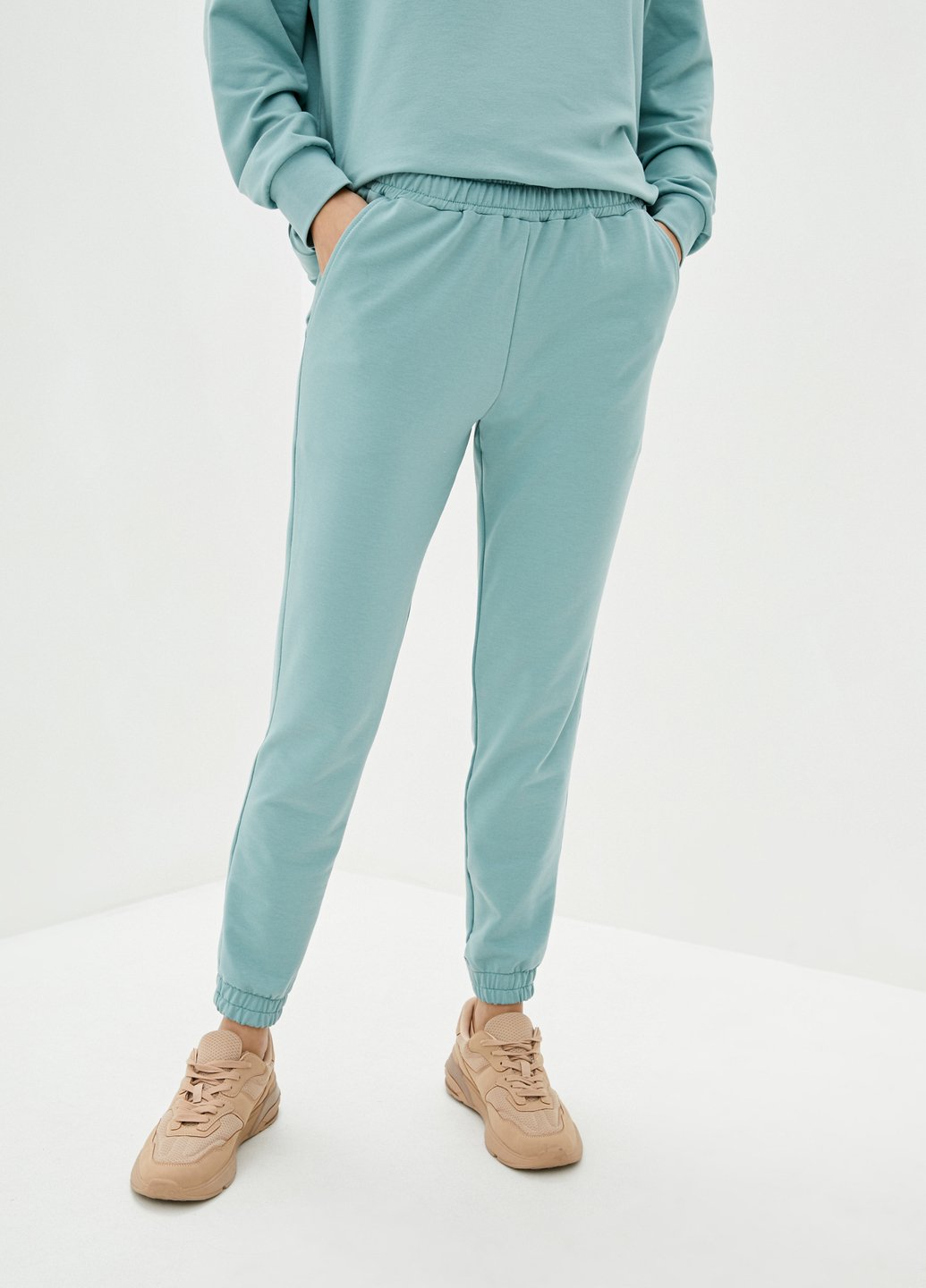 Купити Спортивні штани жіночі Merlini Латина 600000016 - Зелений, 42-44 в інтернет-магазині