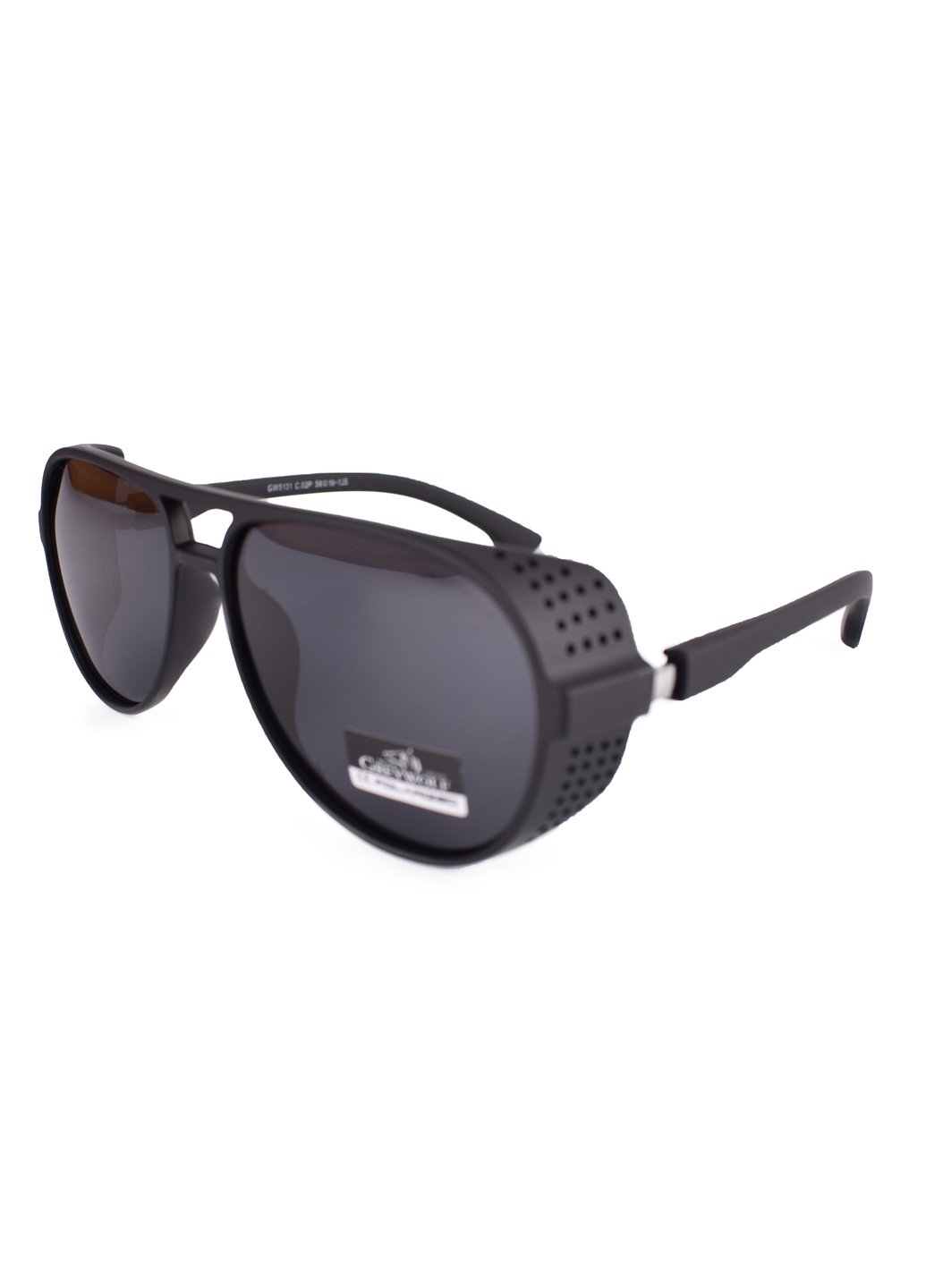 Купити Чорні чоловічі сонцезахисні окуляри Gray Wolf з поряризацією GW5131 121017 в інтернет-магазині