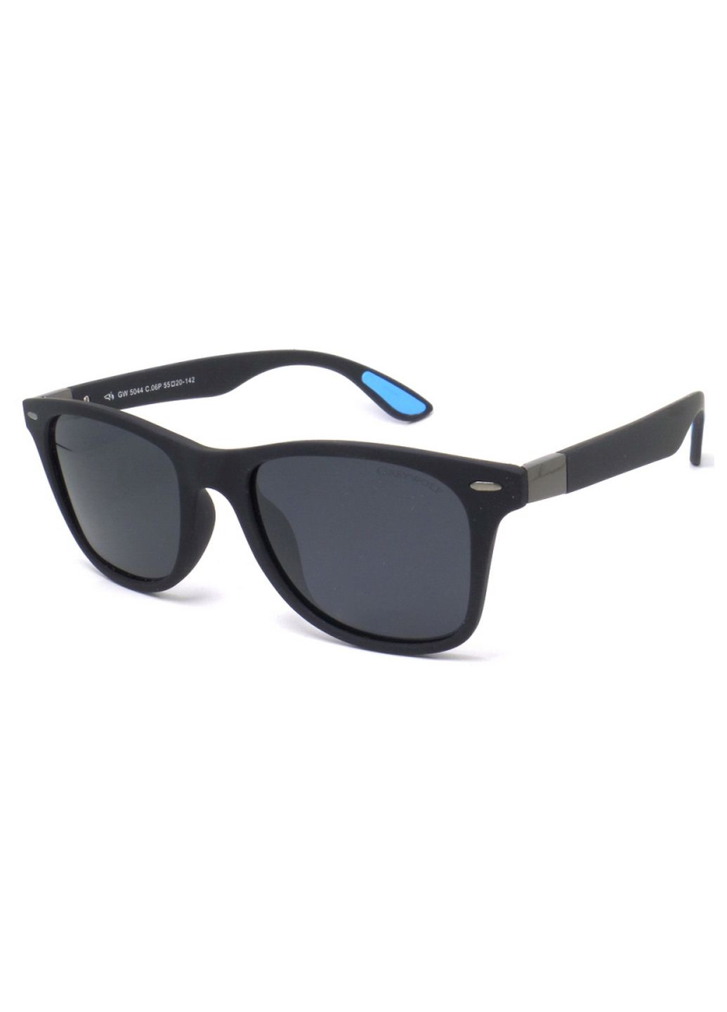 Купить Черные мужские солнцезащитные очки Gray Wolf с поряризацией GW5044 121002 в интернет-магазине