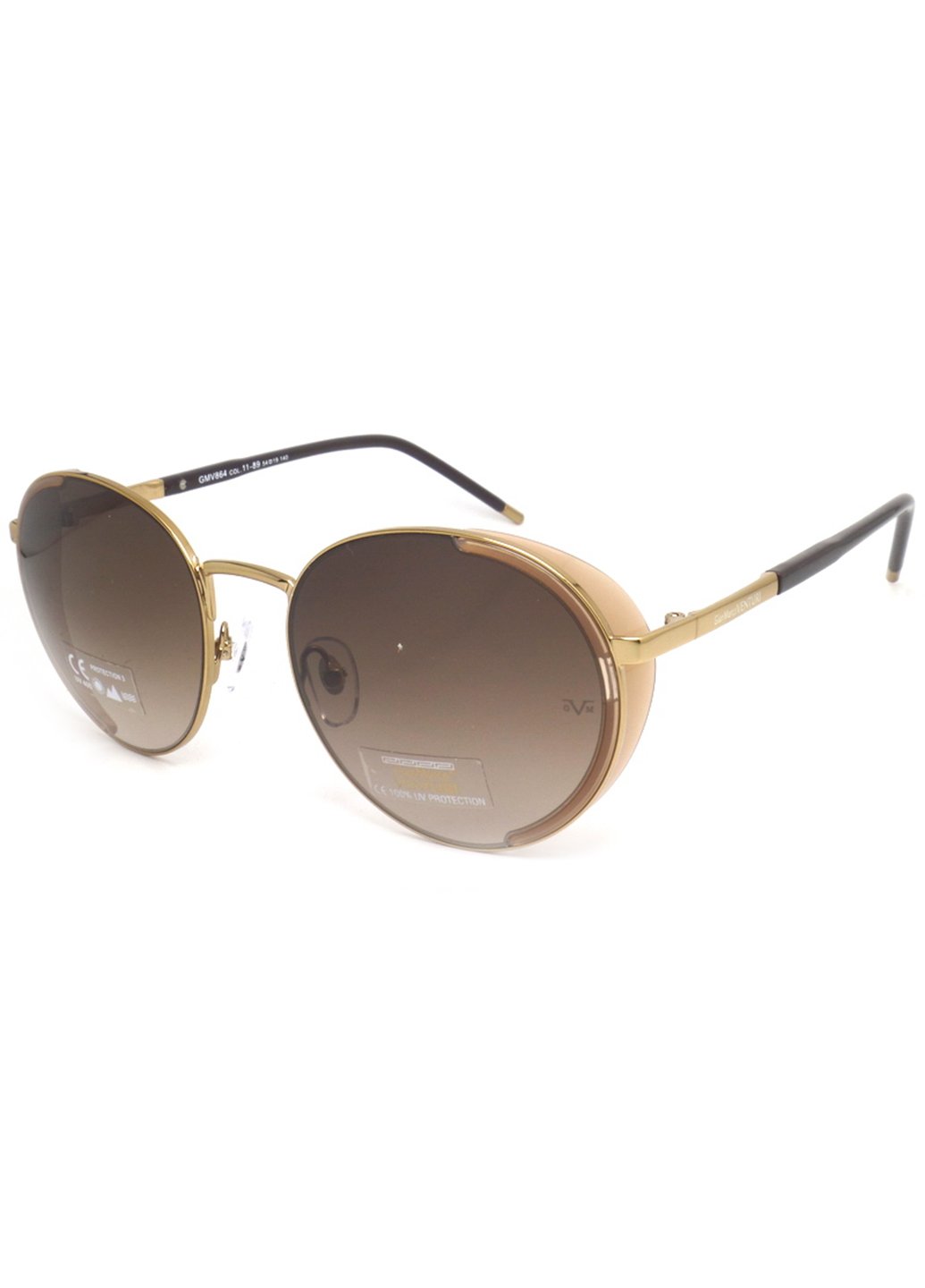 Купить Женские солнцезащитные очки Gian Marco VENTURI GMV864 130020 - Коричневый в интернет-магазине