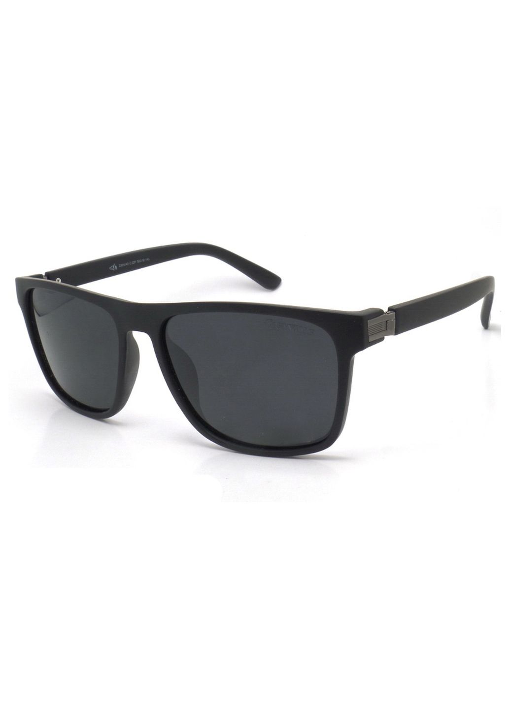 Купити Чорні чоловічі сонцезахисні окуляри Gray Wolf з поряризацією GW5043 121003 в інтернет-магазині