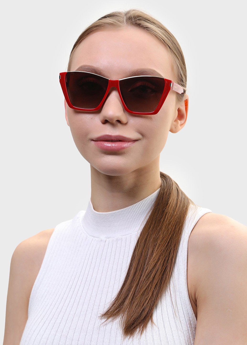 Купить Женские солнцезащитные очки Katrin Jones с поляризацией KJ0858 180042 - Красный в интернет-магазине