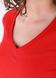 Легкая футболка женская в рубчик Merlini Корунья 800000025 - Красный, 42-44