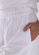 Льняные шорты женские бермуды белого цвета Merlini Турин 300000045, размер 42-44