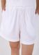 Льняные шорты женские бермуды белого цвета Merlini Турин 300000045, размер 42-44