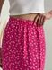 Длинная женская юбка с разрезом в цветочек розовая Merlini Лакко 400001263 размер 42-44 (S-M)