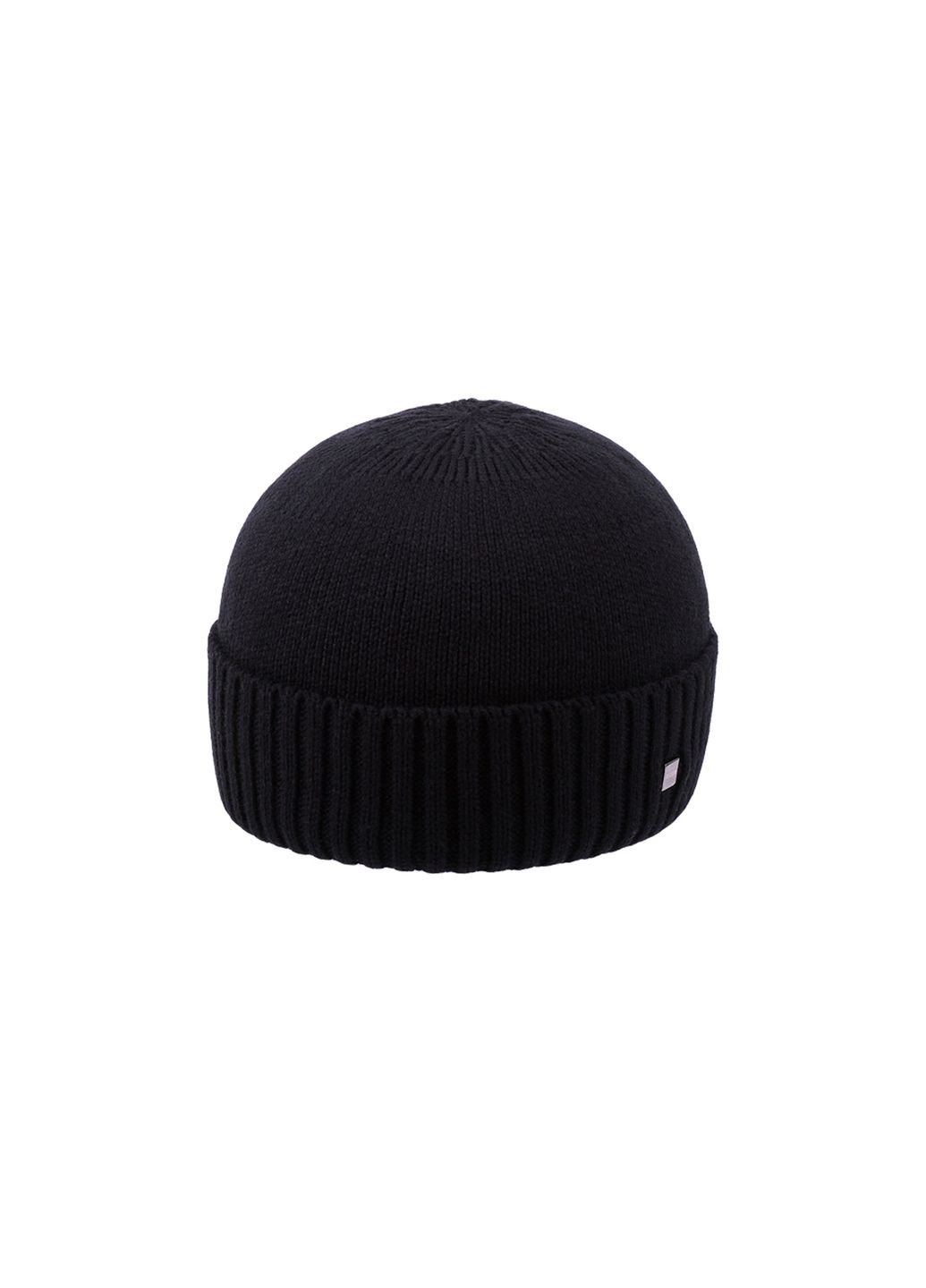 Купить Шерстяная шапка Berxon на флисовой подкладке 220004 - Черный в интернет-магазине