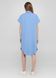 Льняное платье-рубашка Merlini Орлеан 700000003 - Голубой, 42-44