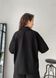 Женская льняная рубашка с коротким рукавом черная Merlini Фриули 200000141, размер 54-56