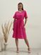 Платье летнее ниже колен в цветочек розовое Merlini Мискано 700001283 размер 42-44 (S-M)