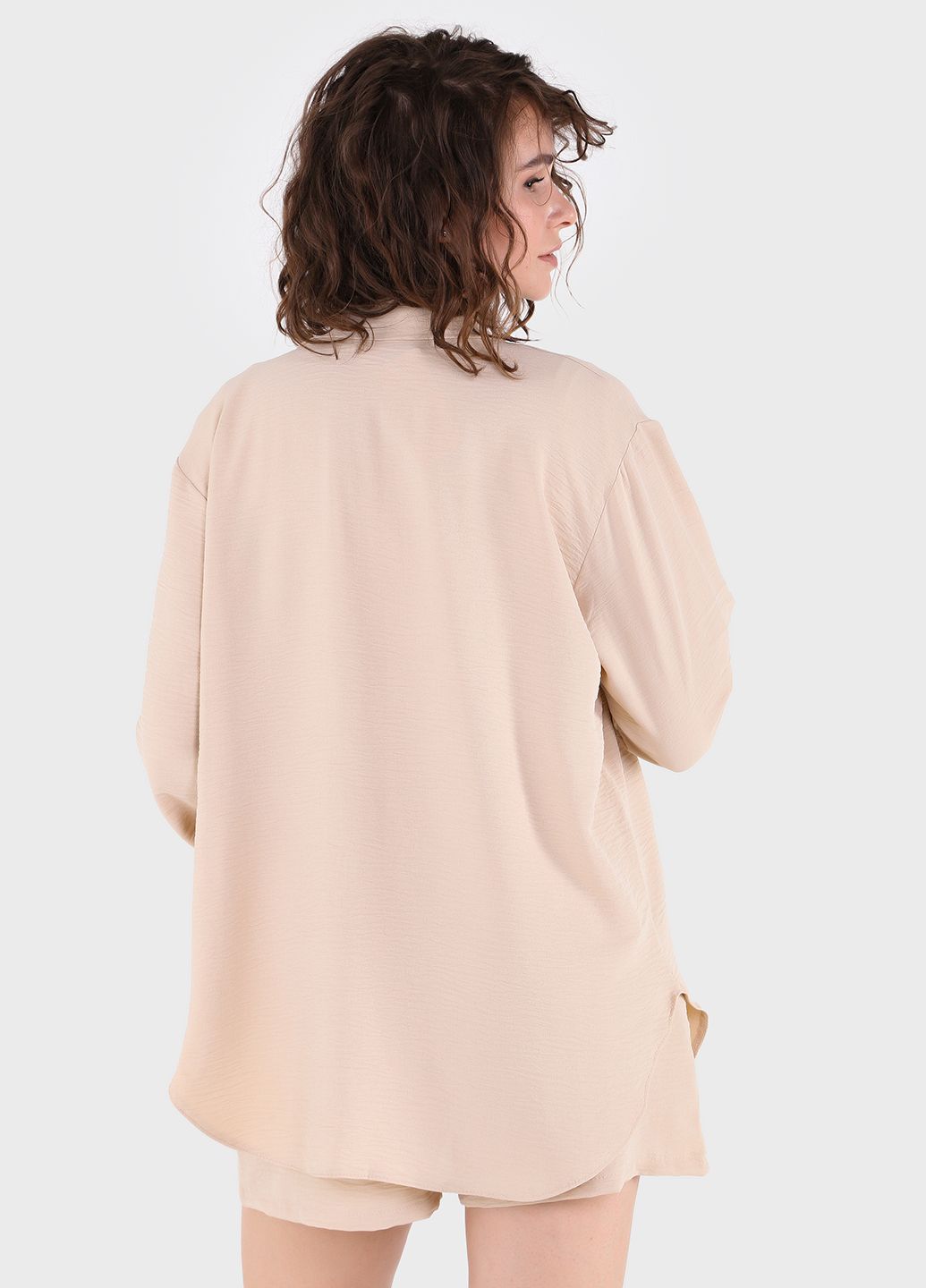 Купить Модный летний костюм женский бежевого цвета Merlini Лето 100000134, размер 46-48 в интернет-магазине