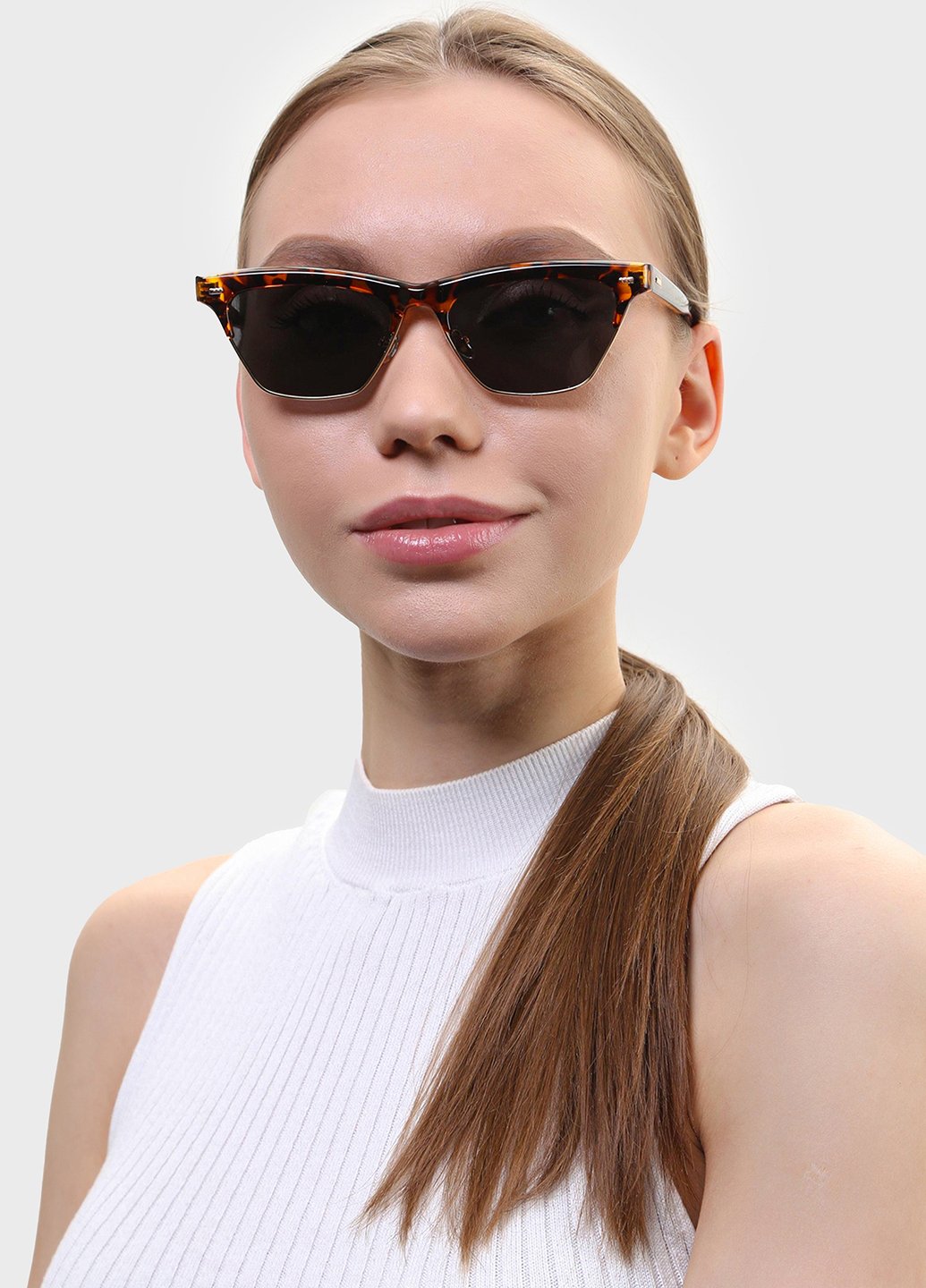 Купить Женские солнцезащитные очки Merlini с поляризацией S31719P 117004 - Коричневый в интернет-магазине