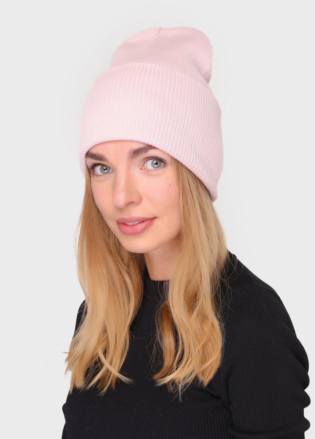 Купить Осенняя хлопковая шапка без подкладки Merlini Прага 370009 - Розовый в интернет-магазине