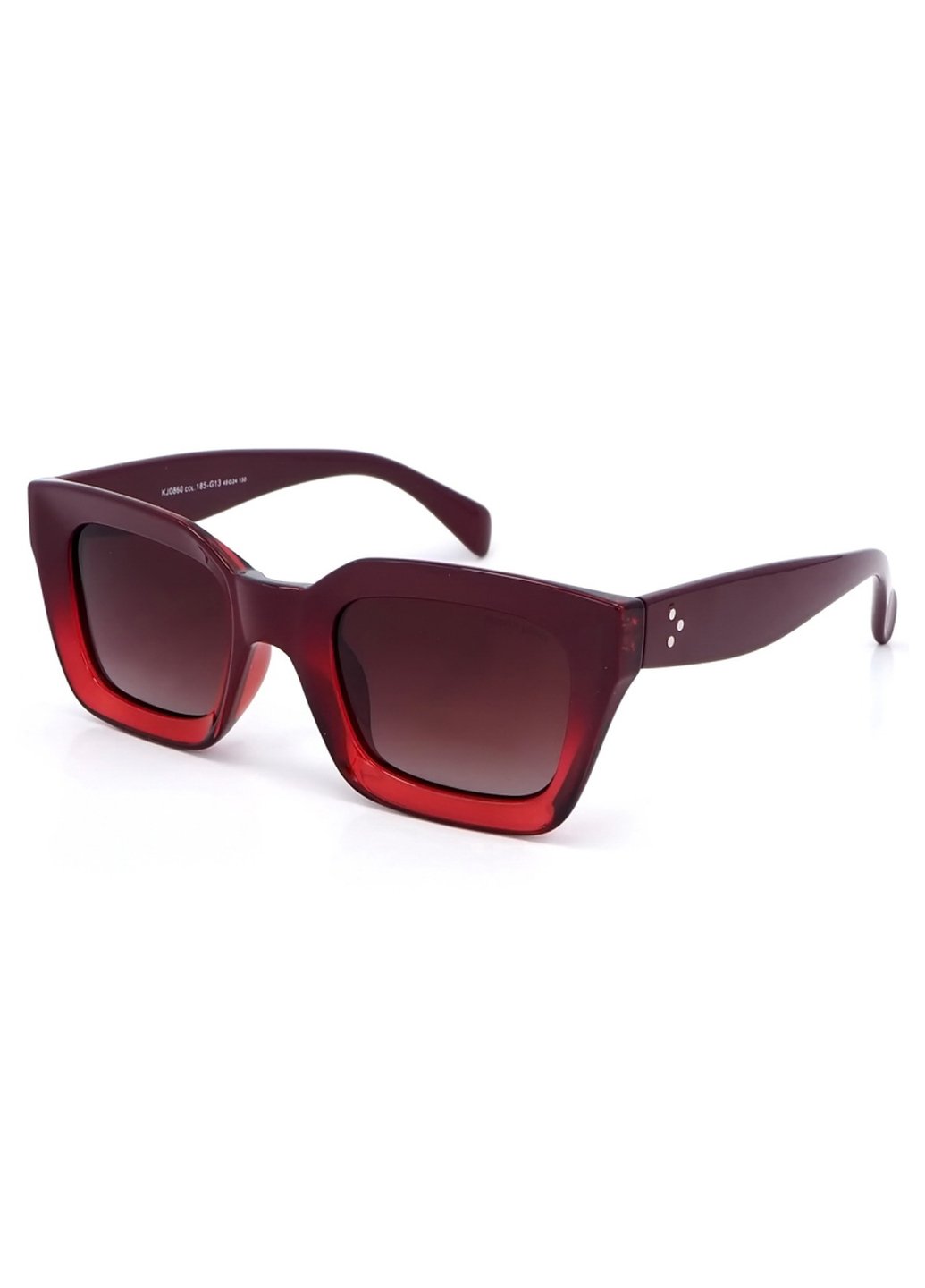 Купити Жіночі сонцезахисні окуляри Katrin Jones з поляризацією KJ0860 180045 - Бордовий в інтернет-магазині