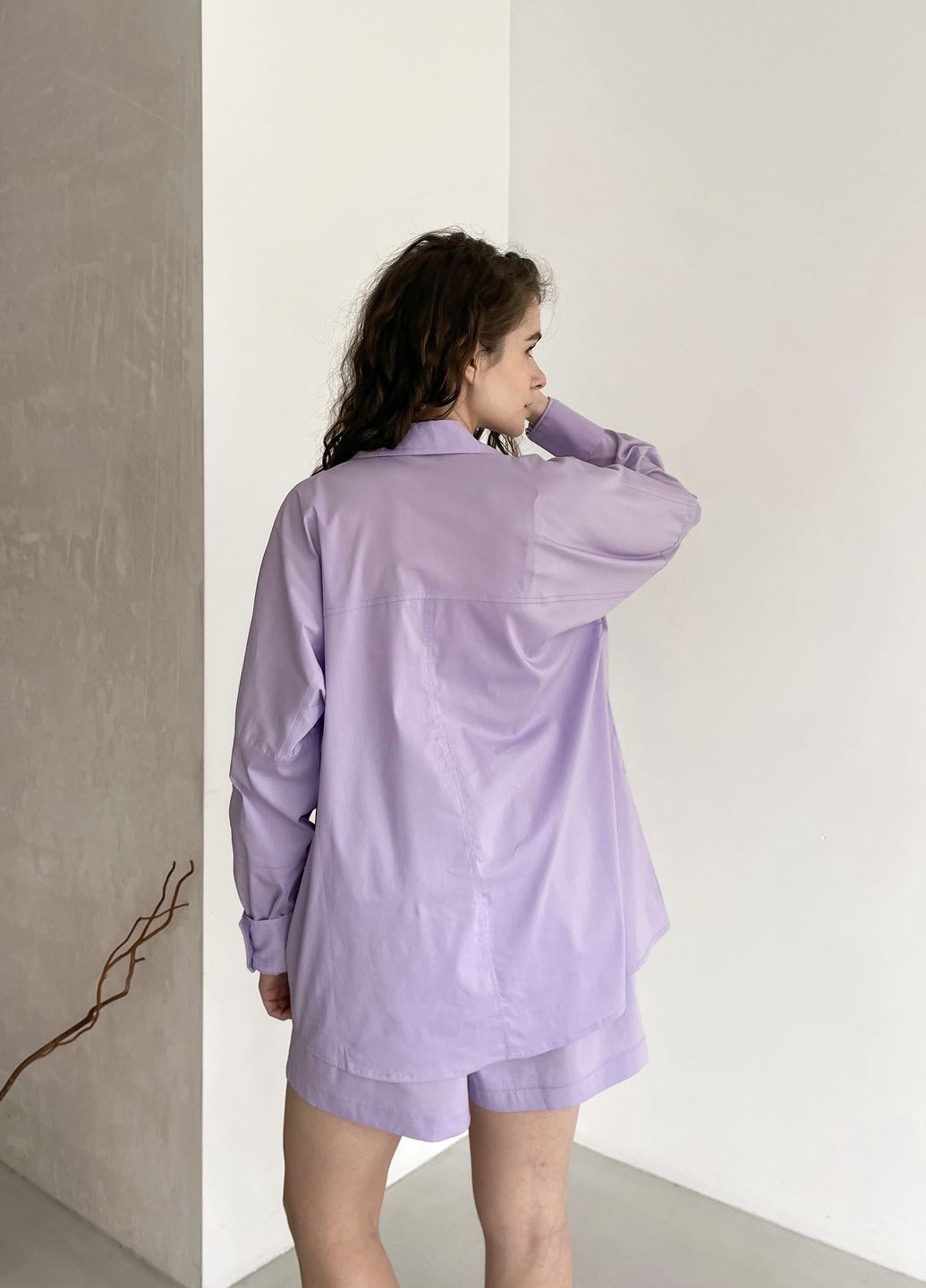 Купить Оверсайз хлопковая рубашка женская Merlini Белиз 200000221, размер 42-44 в интернет-магазине