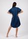Оверсайз бавовняна сукня-сорочка Merlini Руан 700000004 - Синій, 42-44