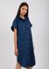 Оверсайз хлопковое платье-рубашка Merlini Руан 700000004 - Синий, 42-44