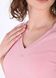 Легкая футболка женская в рубчик Merlini Корунья 800000026 - Розовый, 42-44