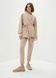 Бежевий жіночий трикотажний жакет з поясом Merlini Монца 120000005, розмір 46-48