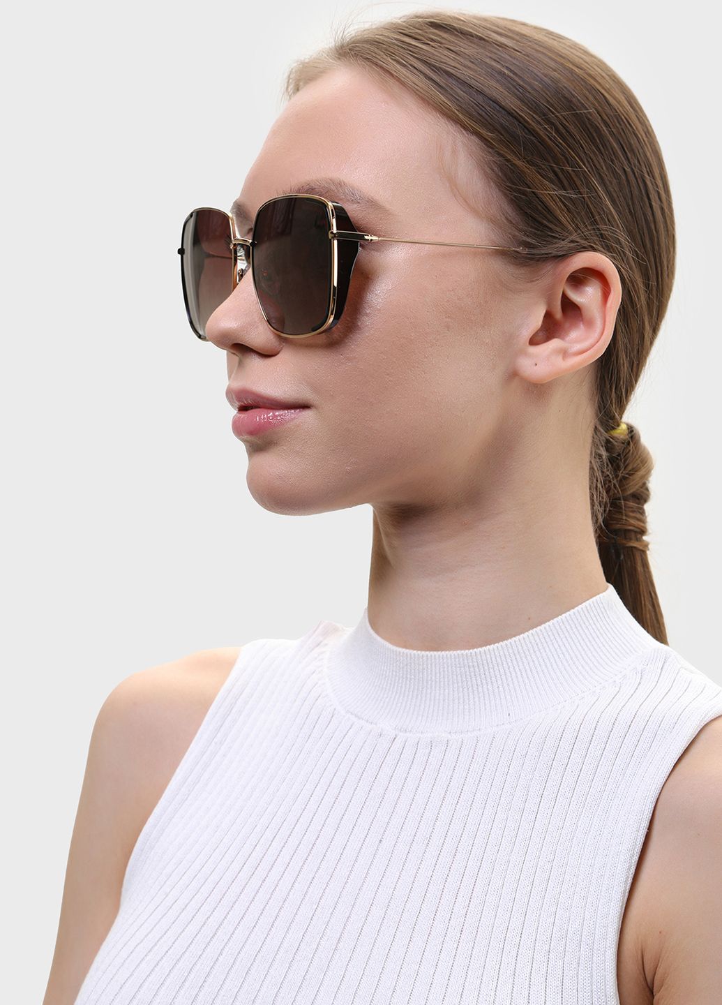Купить Женские солнцезащитные очки Katrin Jones с поляризацией KJ0852 180048 - Золотистый в интернет-магазине